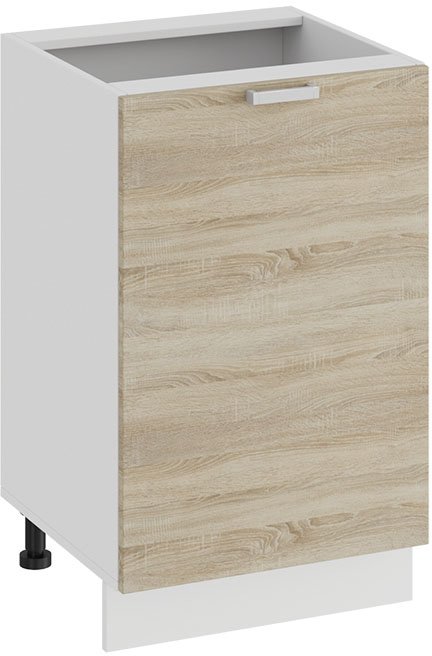 

Шкаф напольный Трия Гранита 1Н5 (белый/дуб сонома)