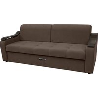 Диван Сириус Лидер-4 ППУ (Eva 26 велюр коричневый)