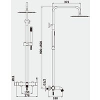 Душевая система  Vieir V403562-N