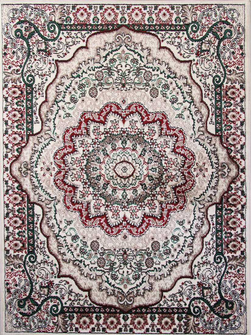 Ковер для жилой комнаты Merinos Darga F670-STAN-CREAM-RED (2x5)
