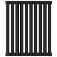 Стальной трубчатый радиатор Сунержа Эстет-11 500х450 10 секций (матовый черный)