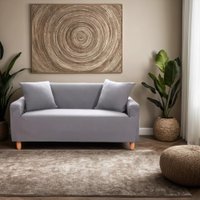 Чехол для дивана Mio Tesoro 190-230см + наволочка ALZH06203-G (серый) в Гродно