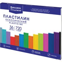Пластилин BRAUBERG Академия Хит 106425 (36 цветов)
