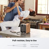 Кабель Ugreen AV116 10583 3.5 мм - 2RCA (1.5 м, черный)