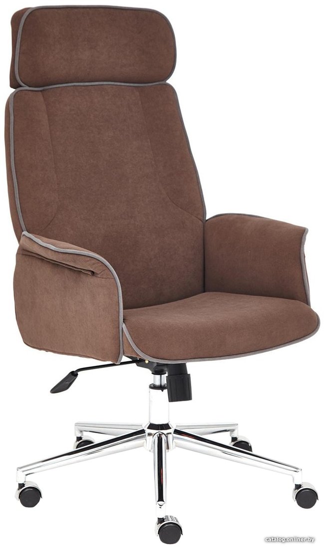 Офисное кресло TetChair Charm (флок, коричневый)
