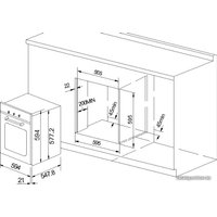 Электрический духовой шкаф Solgaz SP-70-DUO
