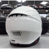 Мотошлем Shoei NXR 2 Plain (M, белый глянцевый)