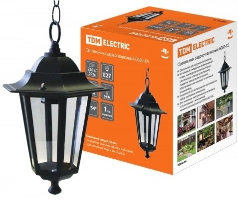 

Уличный подвесной светильник TDM Electric SQ0330-0005