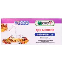 БАД Доктор Плюс Фиточай №126 Для бронхов 1,5г (20 фильтр-пакетов) в Бобруйске