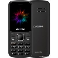 Кнопочный телефон Digma Linx A172 (черный)