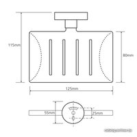 Мыльница Bemeta Omega 104208082