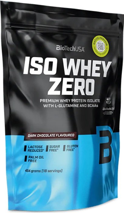 

Протеин сывороточный (изолят) BioTech USA Iso Whey Zero (темный шоколад, 454г)
