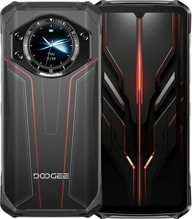 

Телефон Doogee S119 8GB/512GB (черный/красный)
