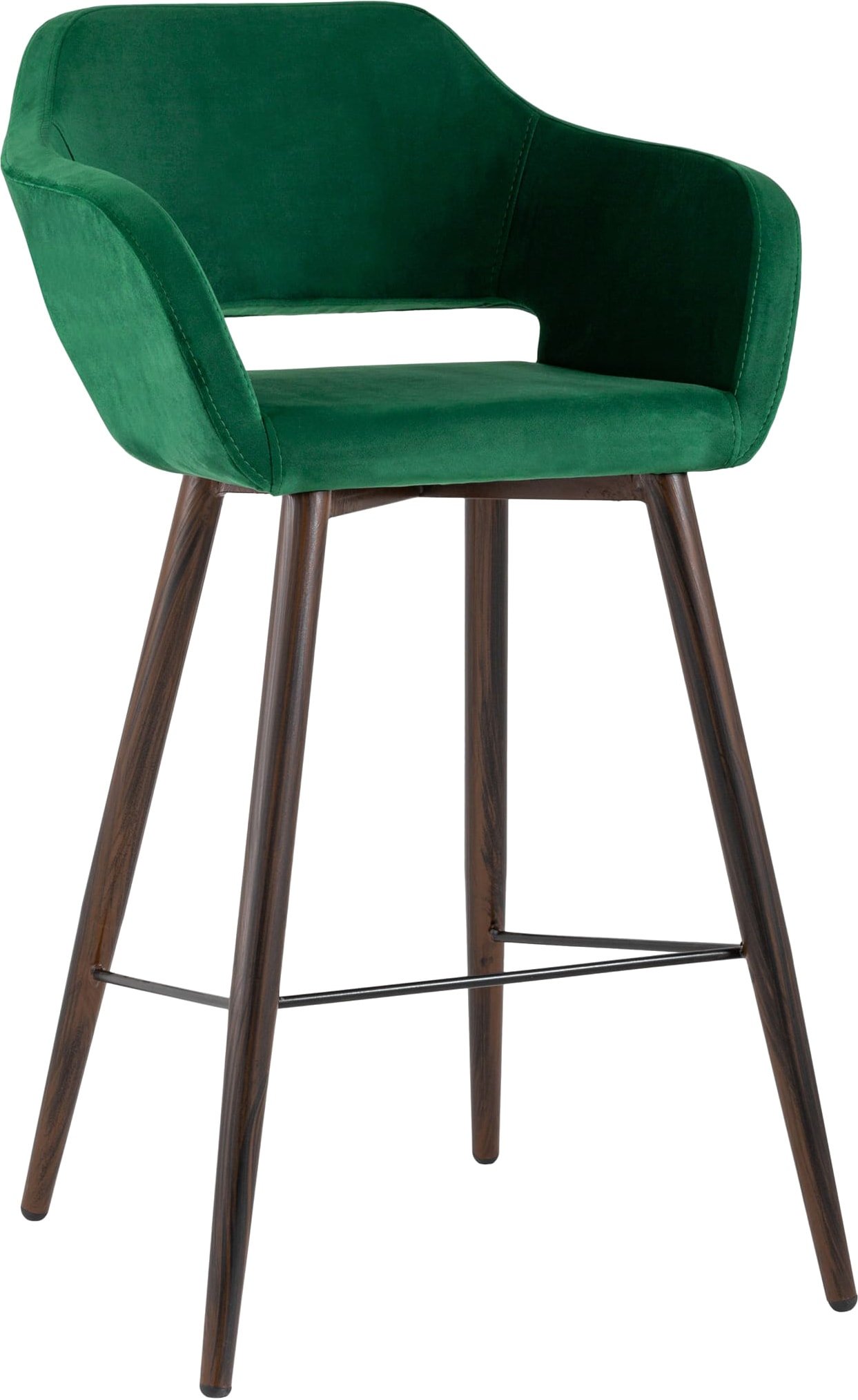 

Стул с подлокотниками Stool Group Саймон велюр барный (темно-зеленый)