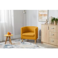 Интерьерное кресло Mio Tesoro Агата 351 (горчичный 1172)