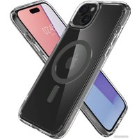Чехол для телефона Spigen Ultra Hybrid (MagFit) для iPhone 15 ACS06804 (серый)