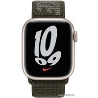 Ремешок Apple Nike Sport Loop ML2V3 (41 мм, хаки, размер R)