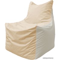 Кресло-мешок Flagman Фокс Ф2.1-152 (бежевый/белый)
