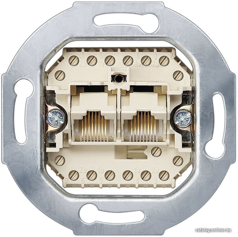 Розетка телефонная ABB Basic 55 13010416