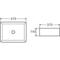Умывальник D&K Berlin DT1430225 (черный)