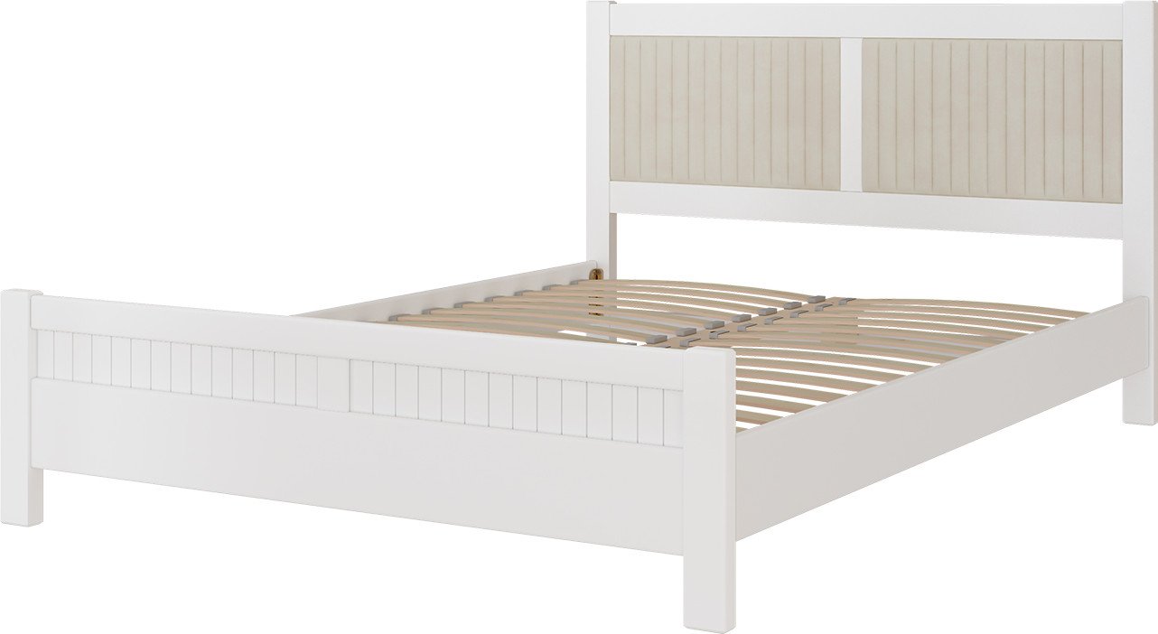 

Кровать Bravo Мебель Фрида 160х200 (белый античный)