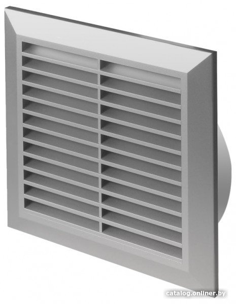 Вентиляционная решетка Awenta Classic T61SS 17х17/d100 (серебристый)