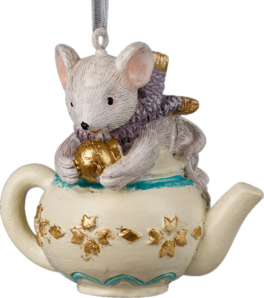 

Елочная игрушка Erich Krause Decor. Мышонок в чайнике 62448