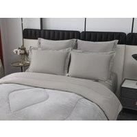 1.5-спальный комплект постельного белья Sofi De MarkO Энрике 1.6 Кт-1.6-Эн11 (светло-серый)