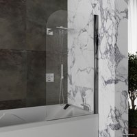 Стеклянная шторка для ванны Roxen Brimen 52010-80B 80х140 в Бресте