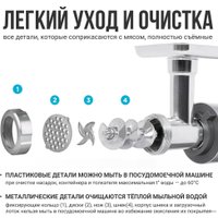 Мясорубка Tesler MG-2003TC DC