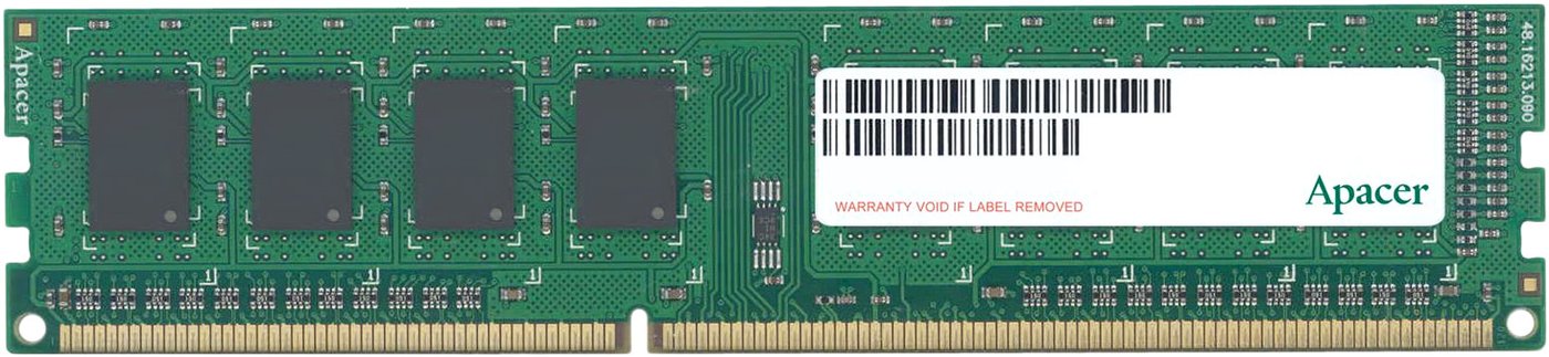 

Оперативная память Apacer 8GB DDR3 PC3-12800 (AU08GFA60CATBGC)