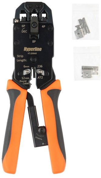 

Кримпер Hyperline HT-2008AR (черный/оранжевый)
