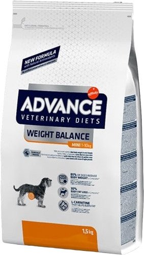 Сухой корм для собак Advance VetDiet Weight Balance Mini 1.5 кг