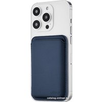 Чехол для телефона uBear Leather Shell для iPhone 12+ (темно-синий)