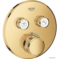 Смеситель без скрытого механизма Grohe Grohtherm SmartControl 29119GL0 (холодный рассвет)