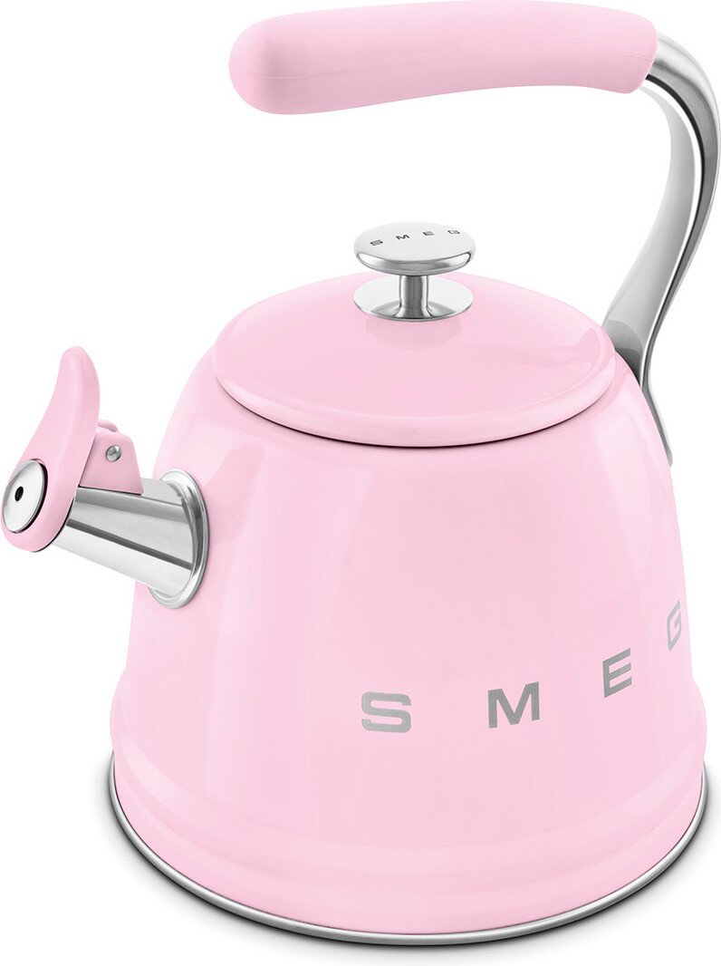 Чайник со свистком Smeg WKF01PK
