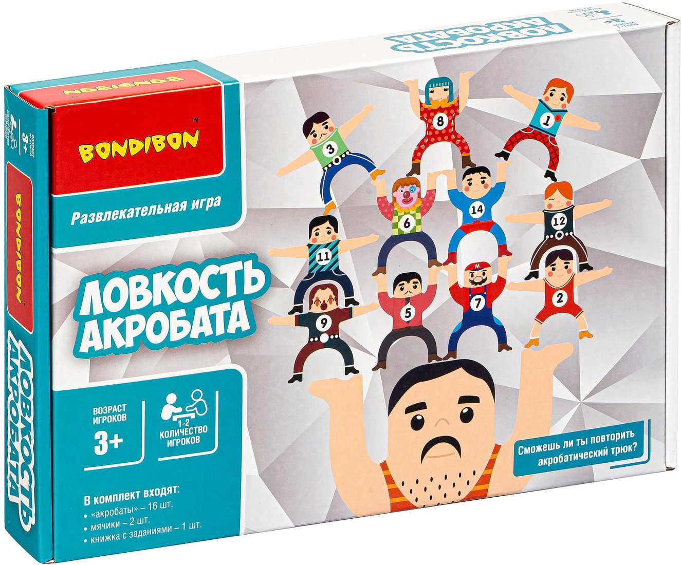 

Развивающая игра Bondibon Ловкость акробата ВВ5057
