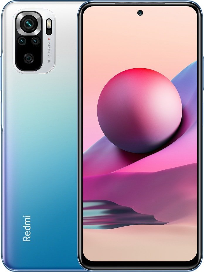 

Смартфон Xiaomi Redmi Note 10S 8GB/128GB с NFC (синий океан)