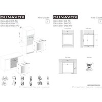 Винный шкаф Dunavox DAV-32.81DW.TO
