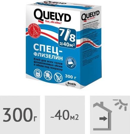 Клей для винила Quelyd Спец-флизелин (300 г)