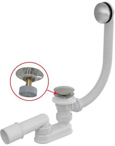 

Сифон Alcaplast A504CKM-BL-01