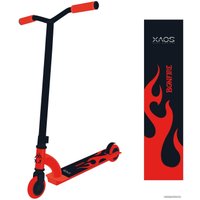 Трюковый самокат Xaos Bonfire (красный)