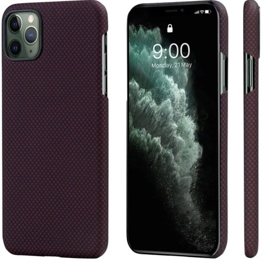 

Чехол для телефона Pitaka MagEZ для iPhone 11 Pro Max (plain, черный/красный)