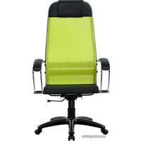 Офисное кресло Metta SU-1-BK Комплект 4, Pl тр/сечен (пластиковые ролики, лайм)