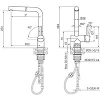 Смеситель Paulmark Dosse Do214418-LG (светлое золото)