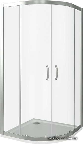 Душевой уголок Good Door Infinity R 100x100 (прозрачное/хром)