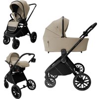 Универсальная коляска Bubago Gaudi Classic 3в1 BG 212-1 (бежевый)