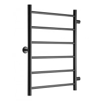Полотенцесушитель Ростела Виктория боковое подключение 1" 6 перекладин 50х70 см (черный)