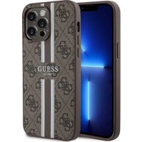 Чехол для телефона Guess PU 4G Stripes (MagSafe) для iPhone 16 Pro Max GUHMP16XP4RPSW