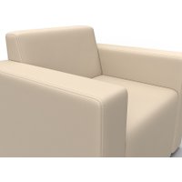 Интерьерное кресло Лига диванов Лига-093 132465 (экокожа бежевый)